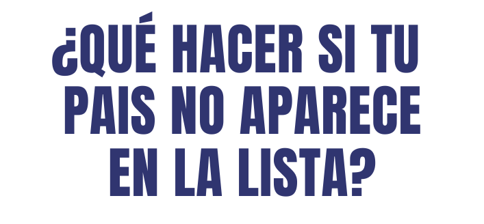“Mi país no aparece en la lista” – Qué hacer si quieres tu cuadro Zethacraft desde cualquier parte del mundo