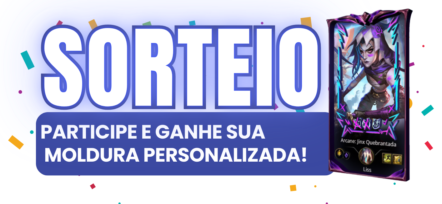 🎁 Participe do Sorteio Zethacraft e ganhe sua moldura personalizada de LoL!