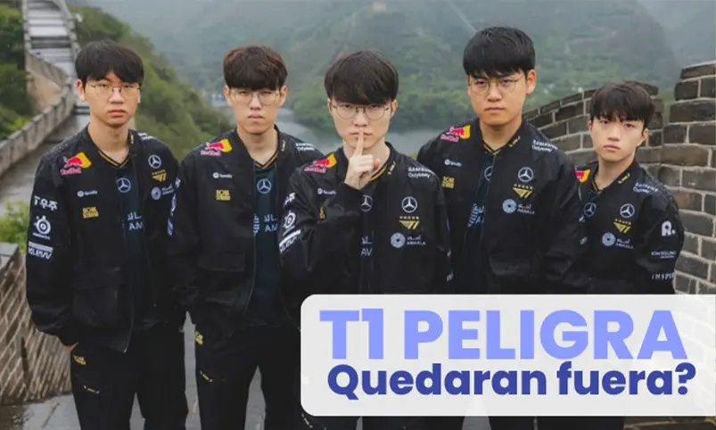 Faker y T1 a un paso de quedar fuera de Worlds 2025