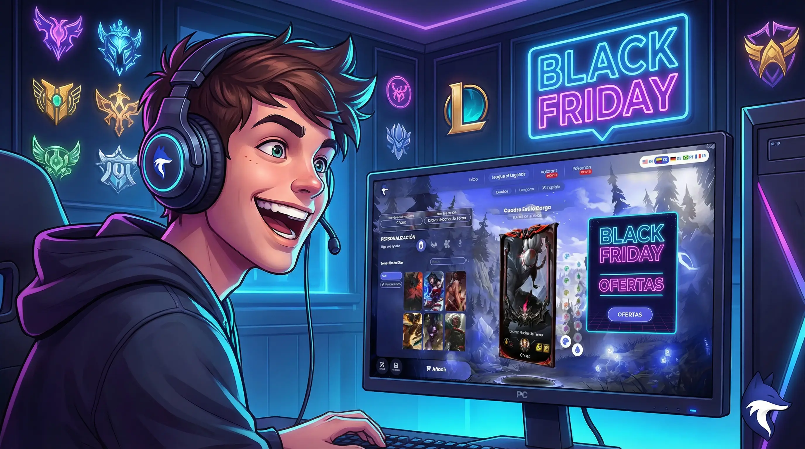 Regalos de LoL para Black Friday