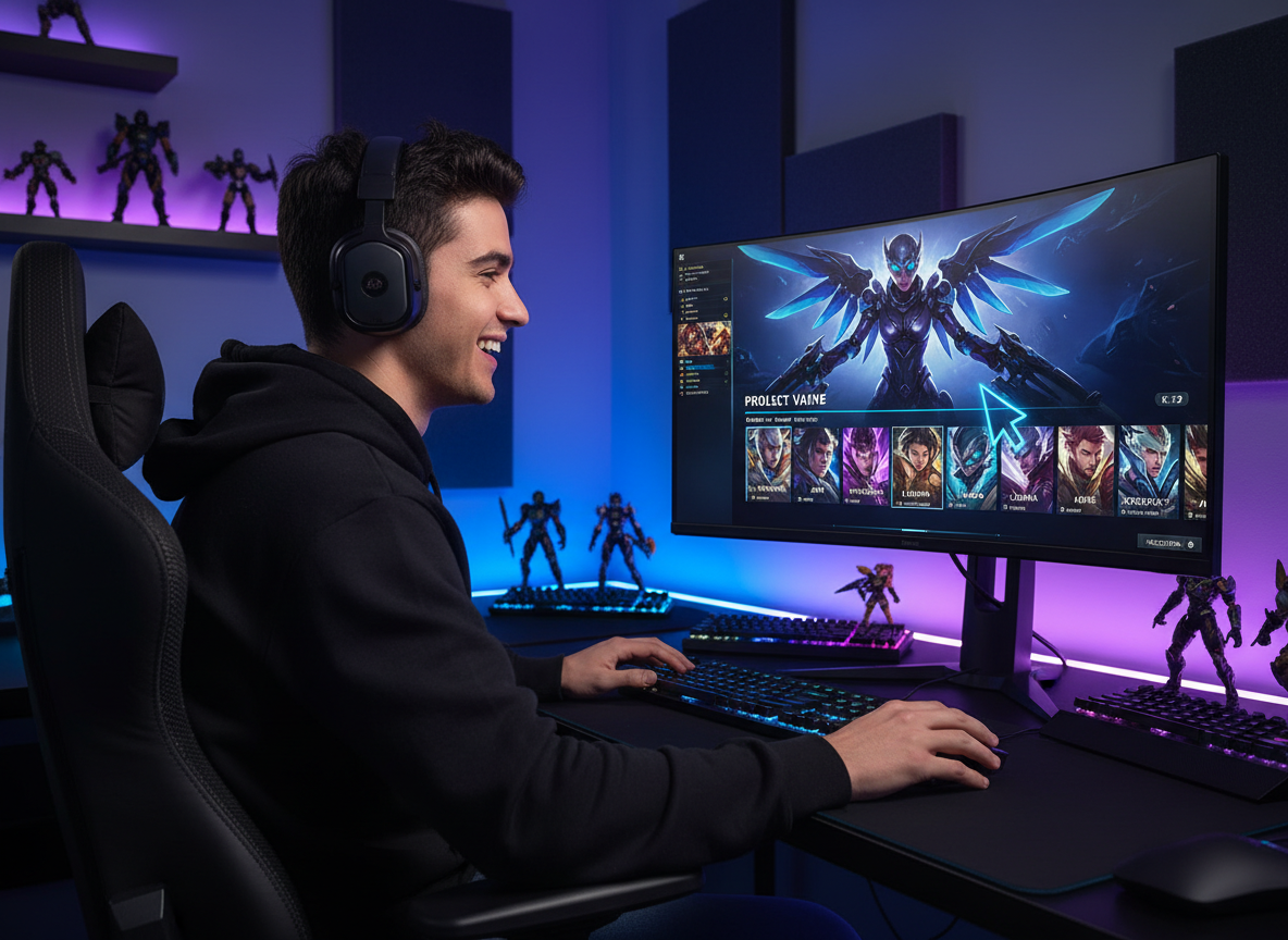 Elegir skin gratis en cuenta de League of Legends