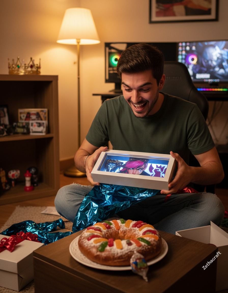Regalo de Reyes Magos de un cuadro de LoL