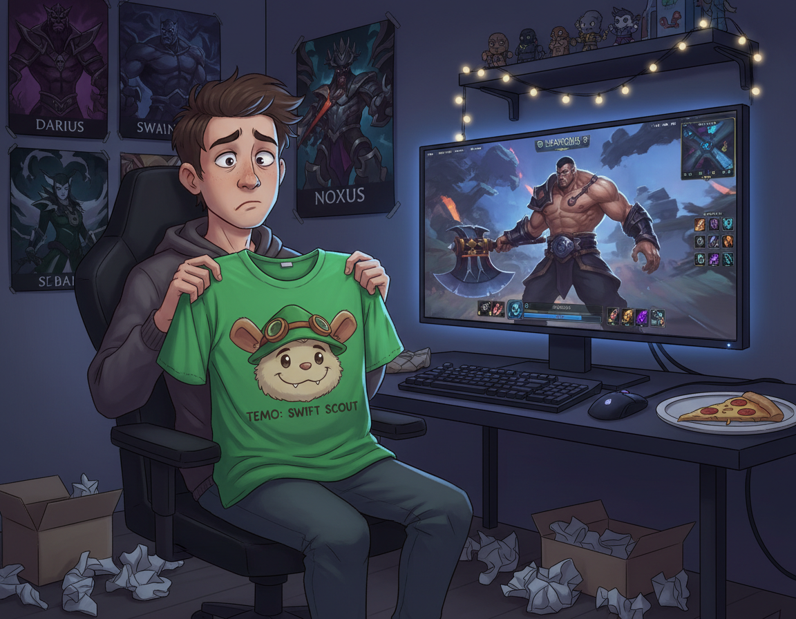 Error común al regalar a un fan de LoL