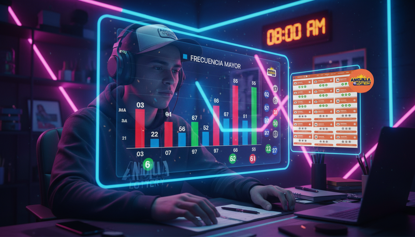 An&aacute;lisis de estad&iacute;sticas de la Loter&iacute;a Anguila 8 AM