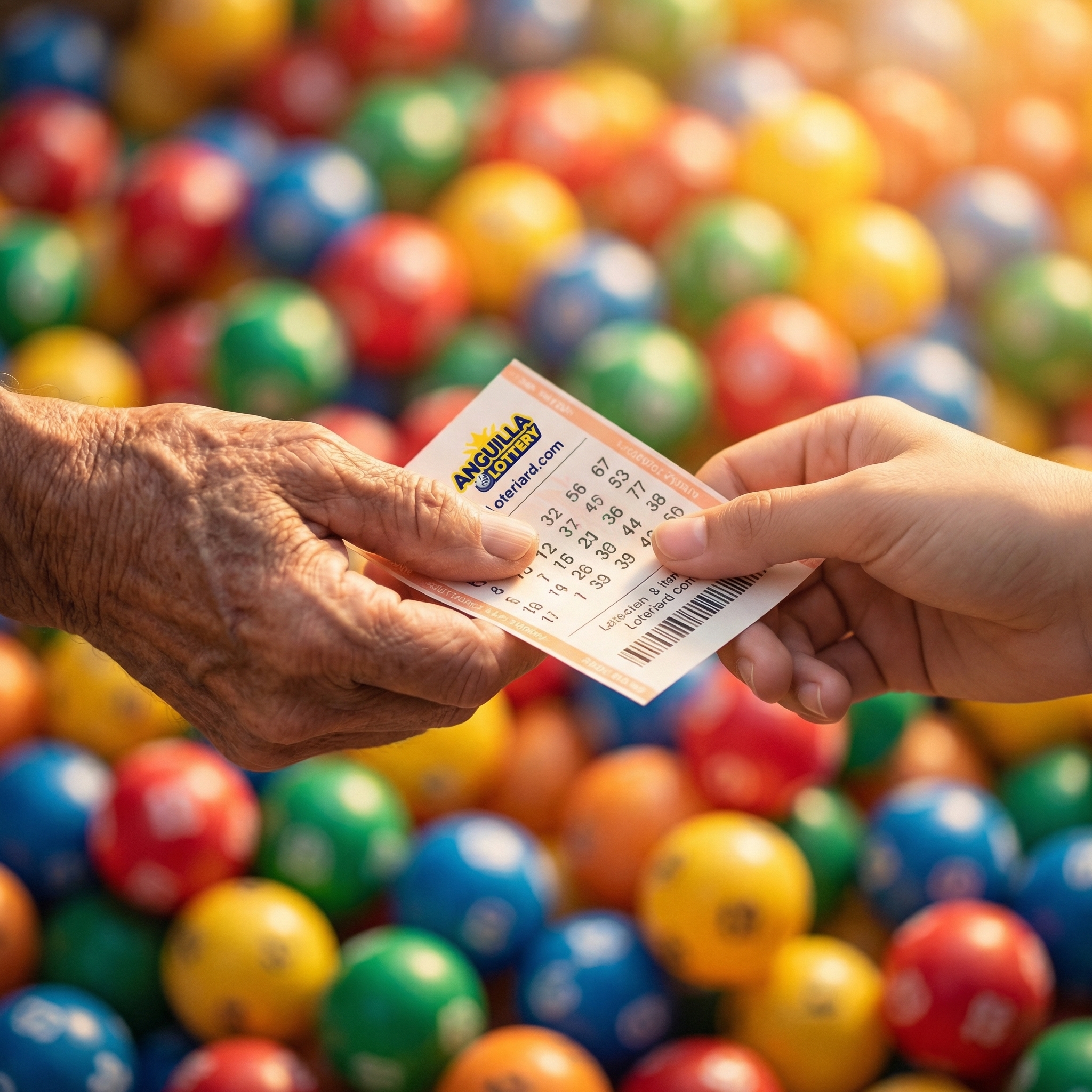 Bolas de loter&iacute;a y suerte