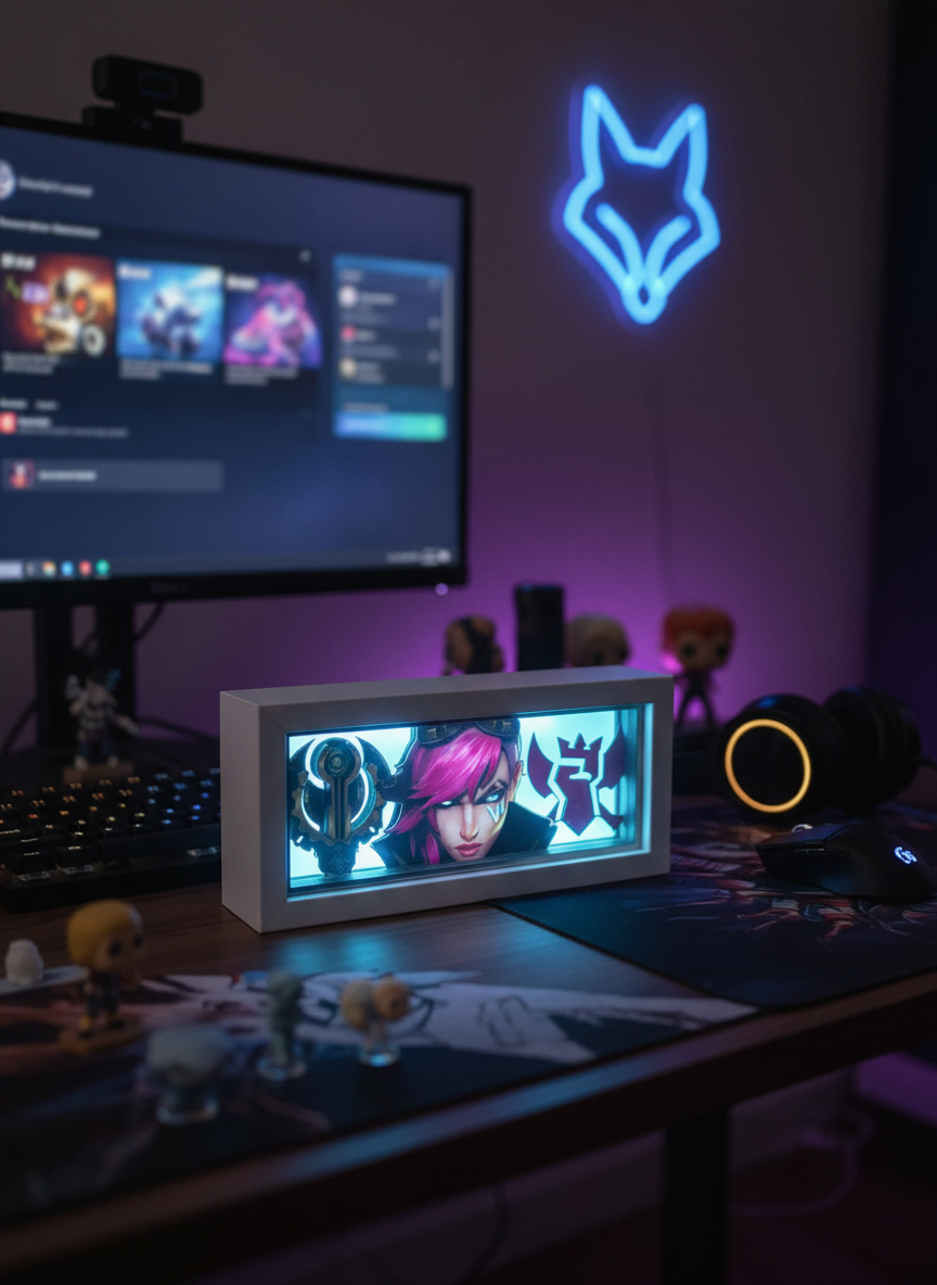 Lámpara Lightbox de campeón LoL Zethacraft