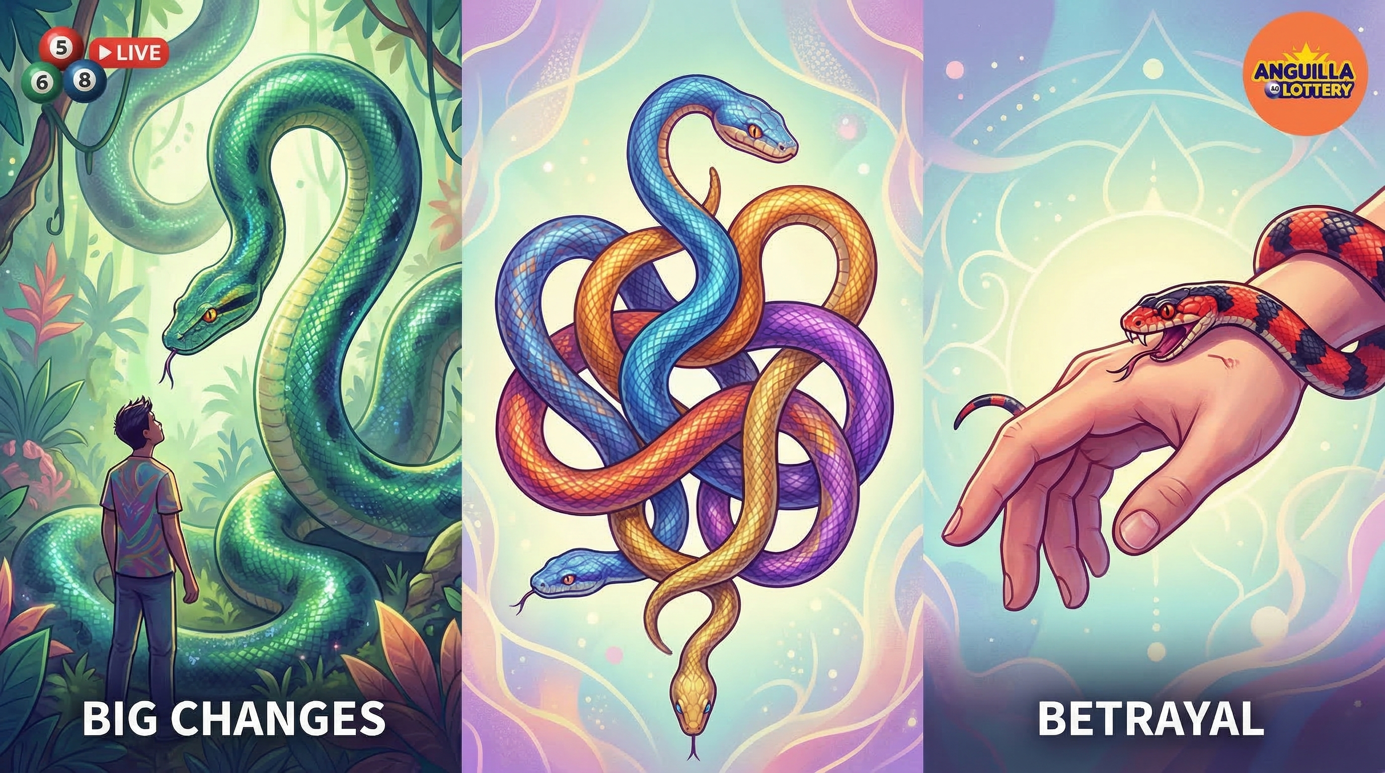 Interpretaciones de sue&ntilde;os con serpientes y sus n&uacute;meros