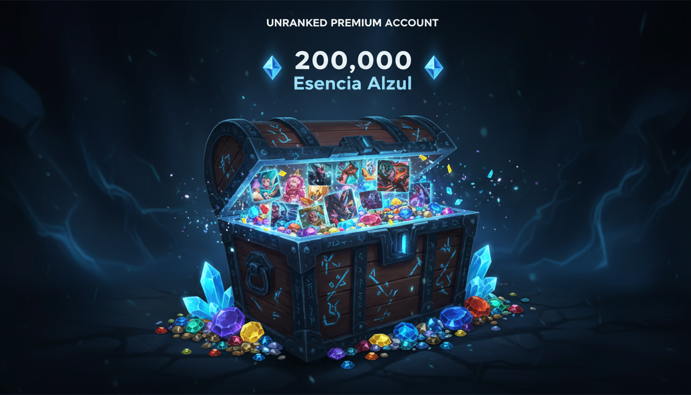 Cuenta de LoL premium con muchas skins y Esencia Azul