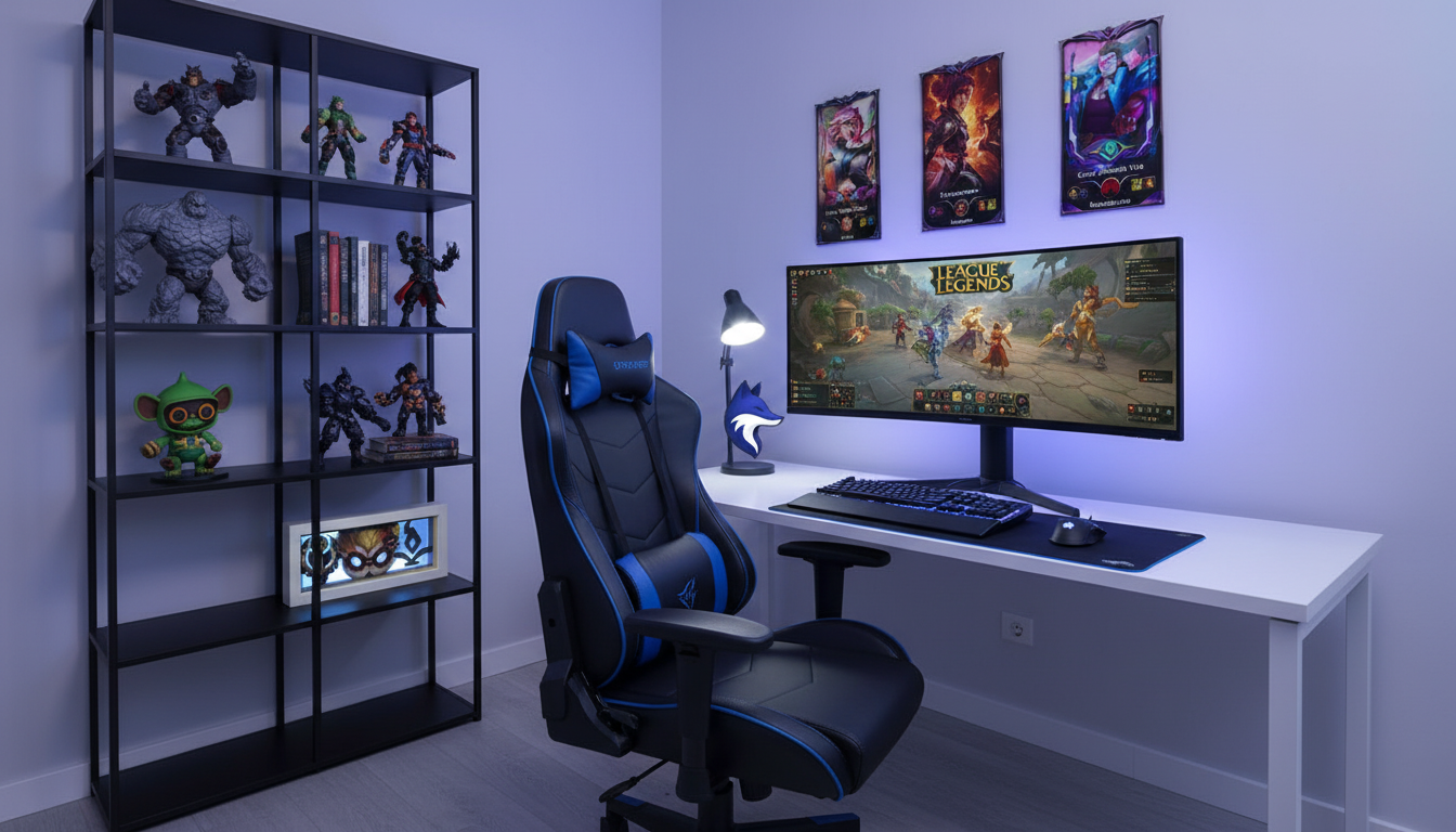 Setup gamer con periféricos de alta calidad