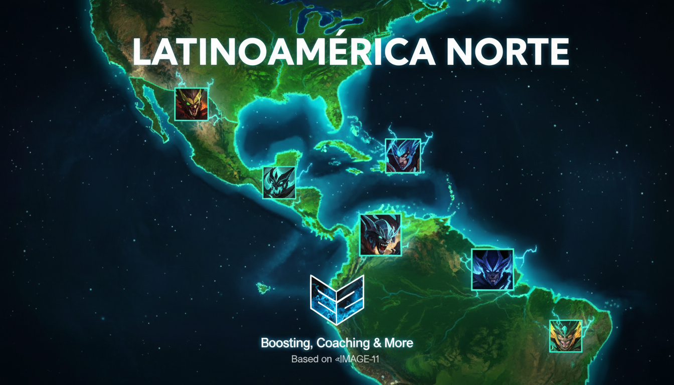 Mapa de la regi&oacute;n LAN de League of Legends
