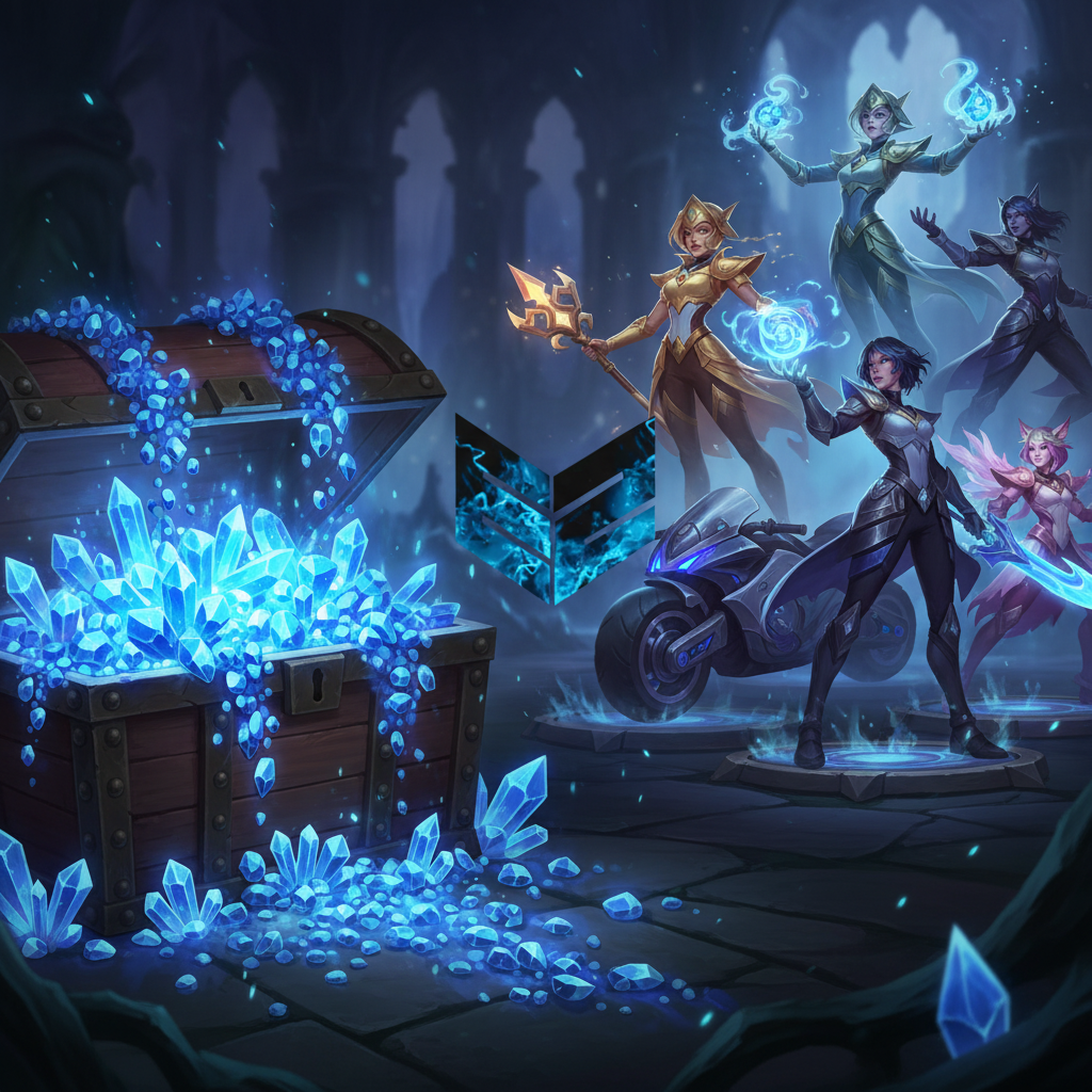 Montones de Esencia Azul y skins de League of Legends