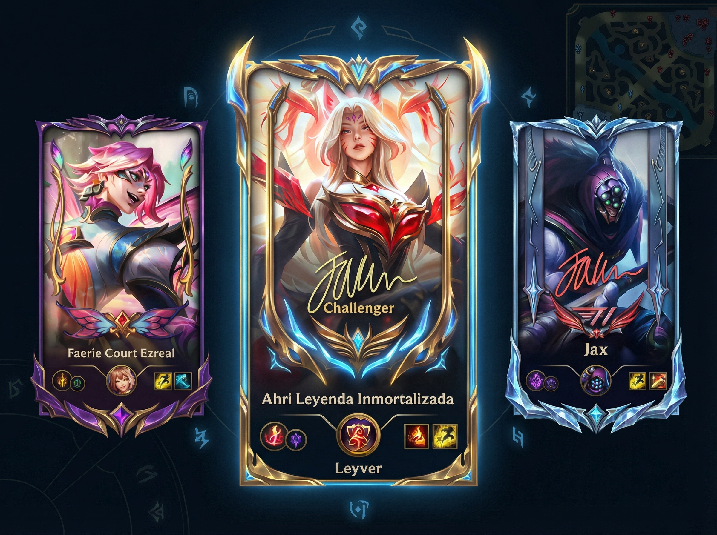 Comparativa de marcos para cuadros LoL