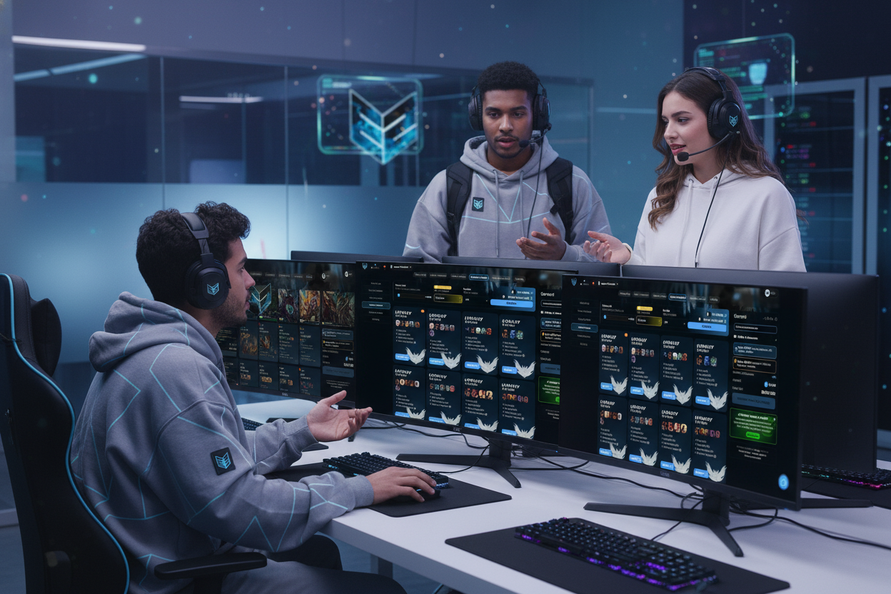 Equipo de soporte de ezlol.gg ayudando a un jugador con su cuenta de LoL