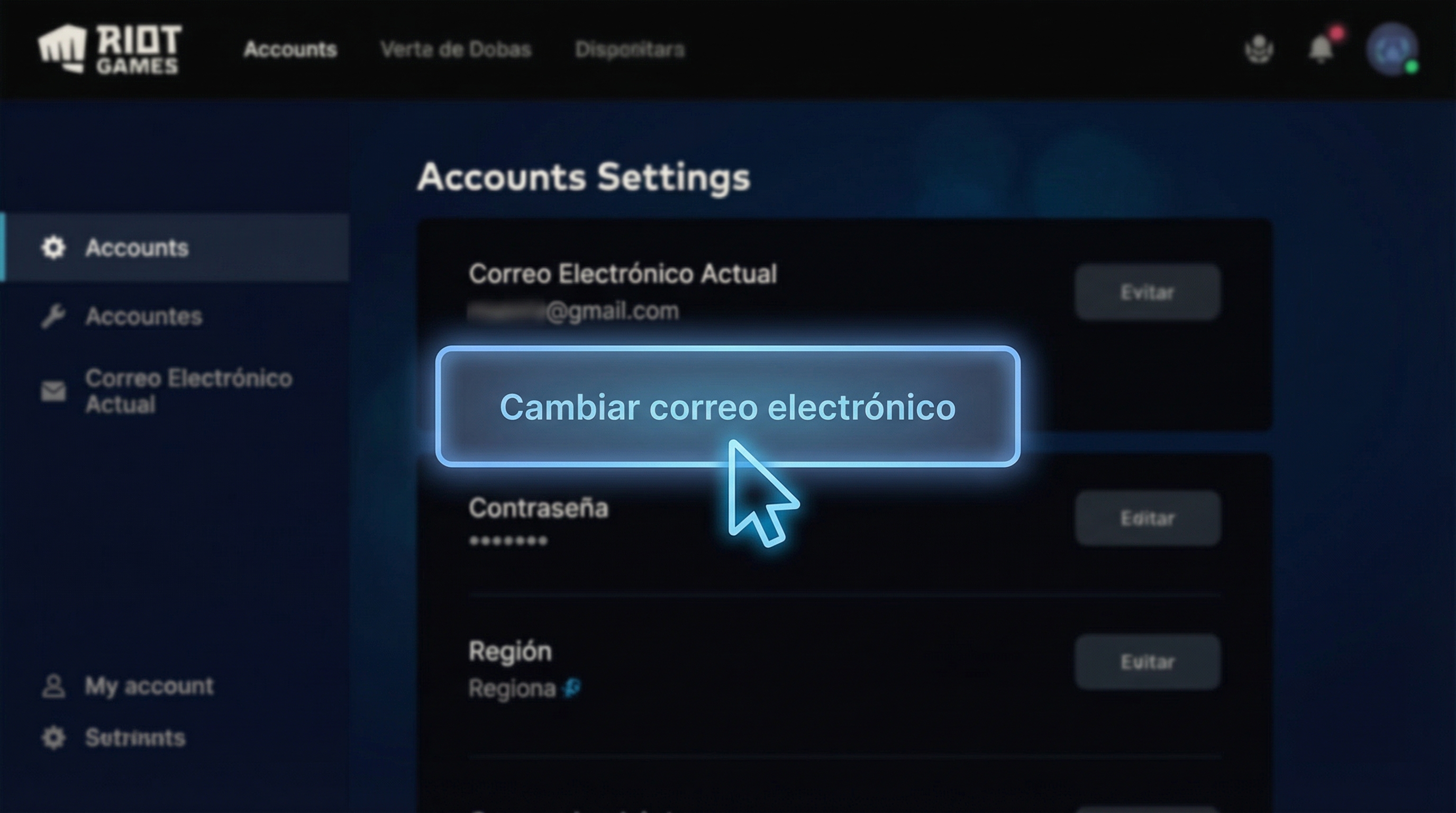C&oacute;mo Cambiar el Correo y Asegurar tu Nueva Cuenta Unranked de LoL