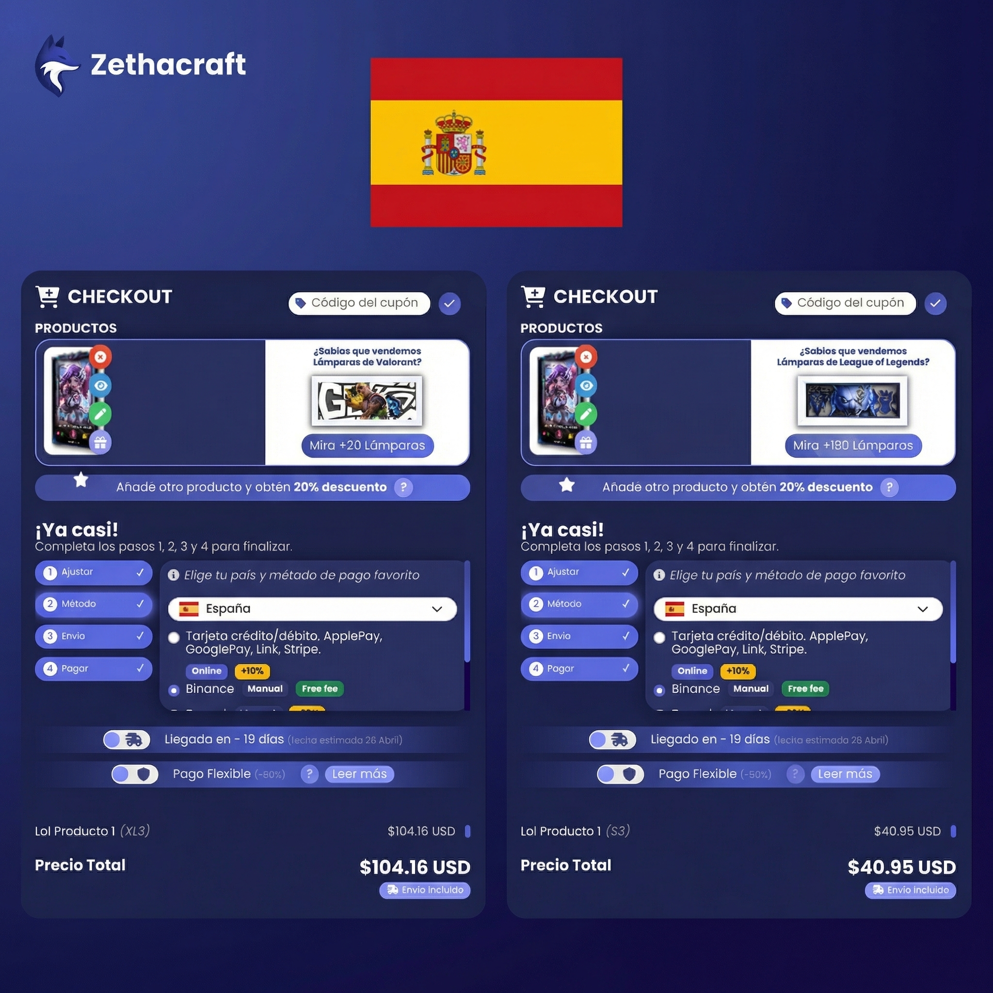 Precios de cuadros LoL con envío a España