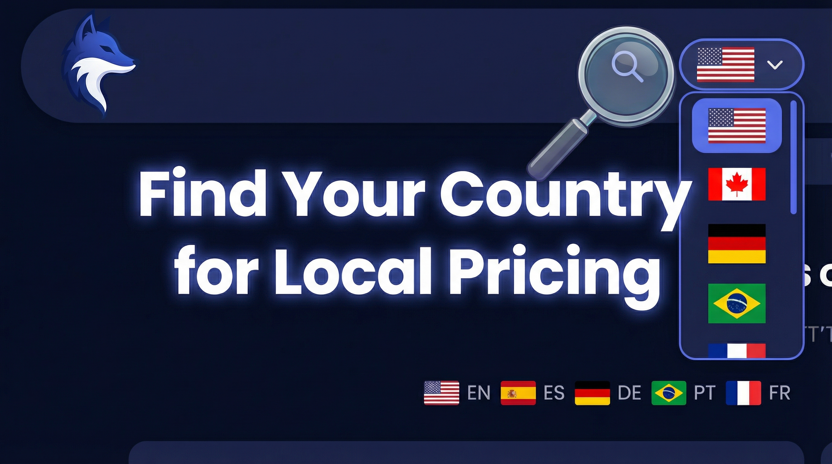 Zethacraft country selector for shipping