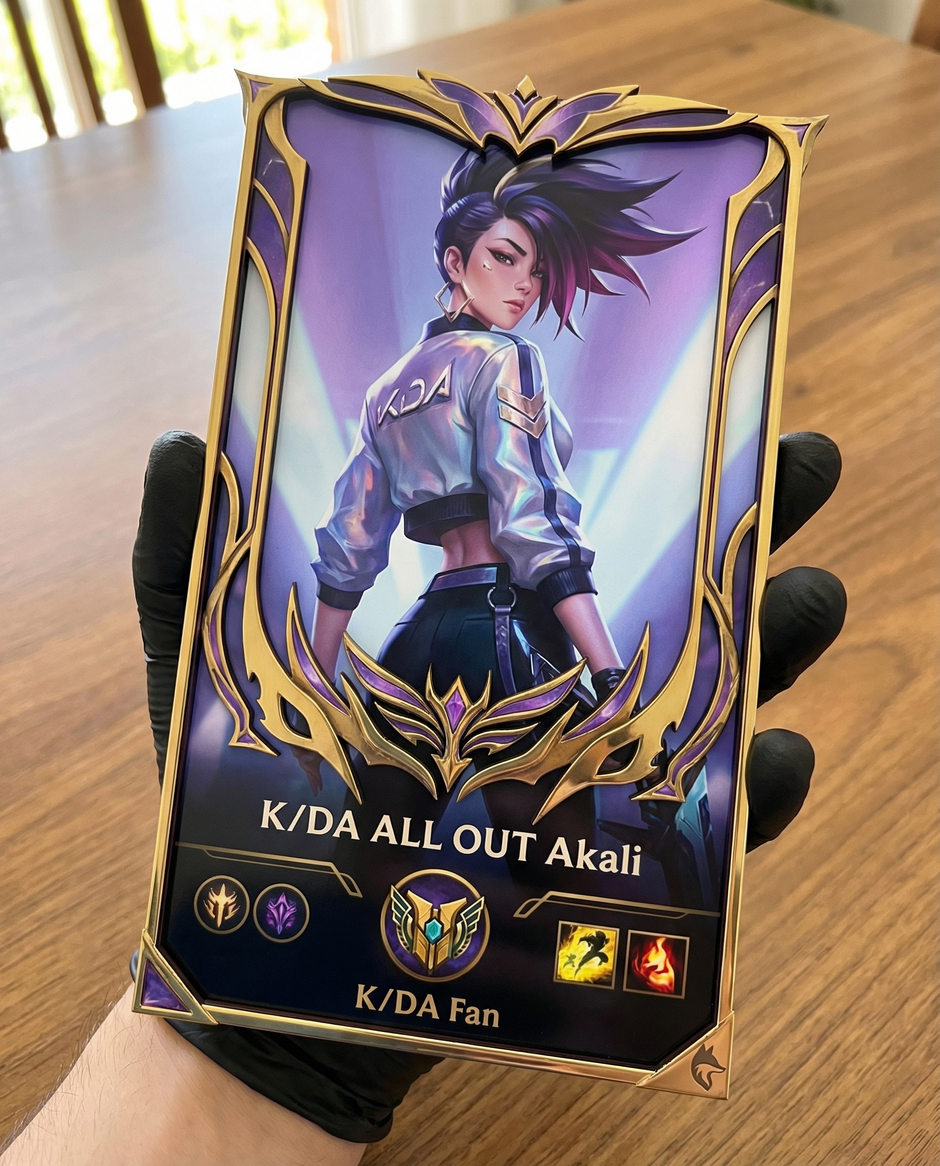 Cuadro real de Zethacraft de Akali K/DA ALL OUT