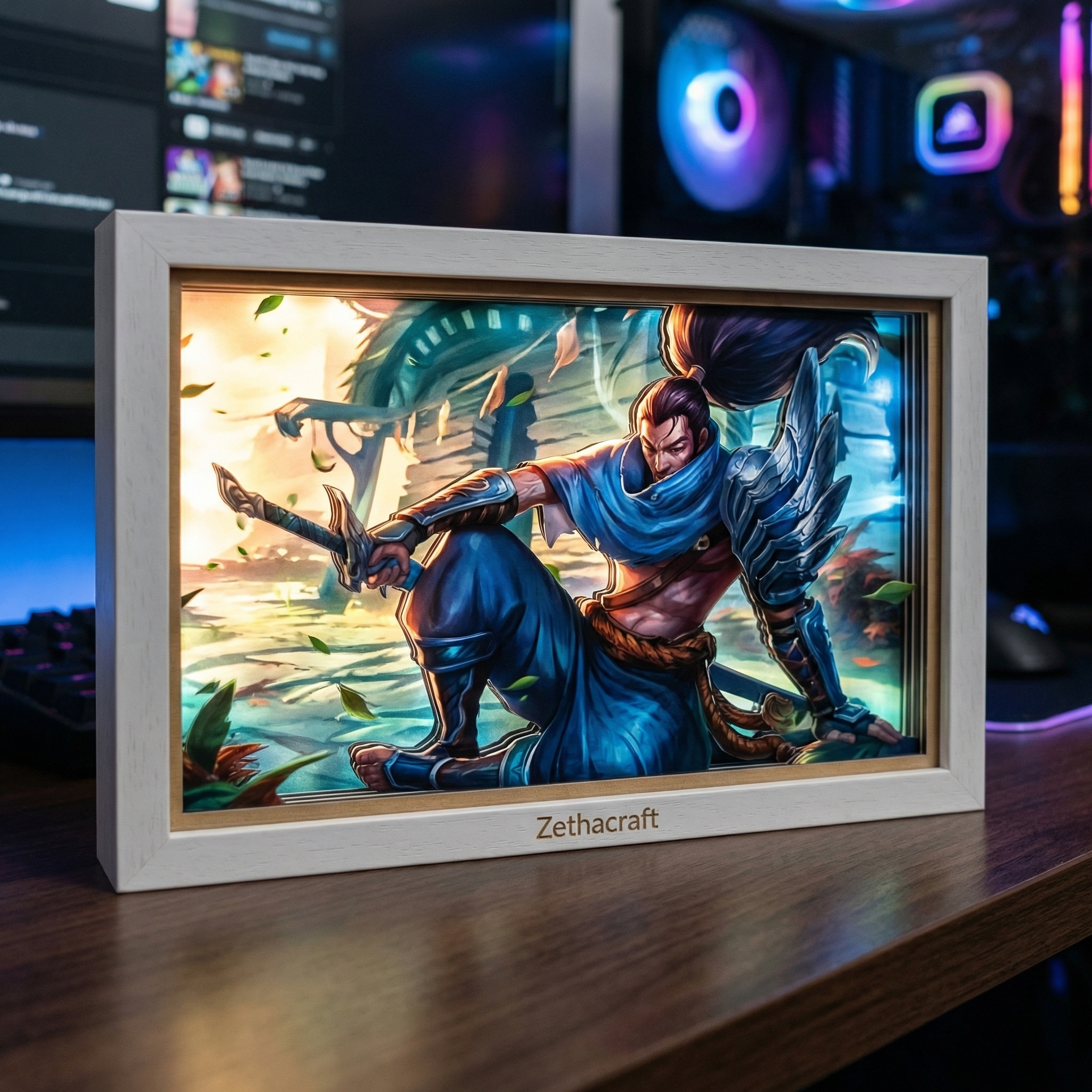 Lámpara Lightbox real de Zethacraft de Yasuo
