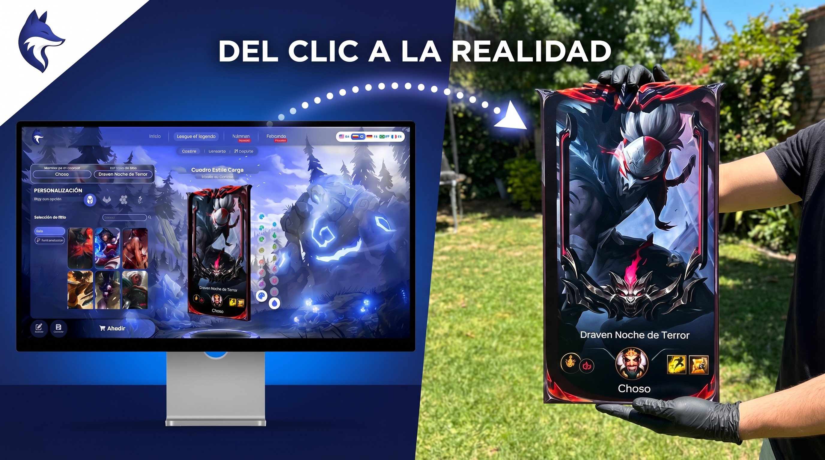 Proceso de personalización de Zethacraft