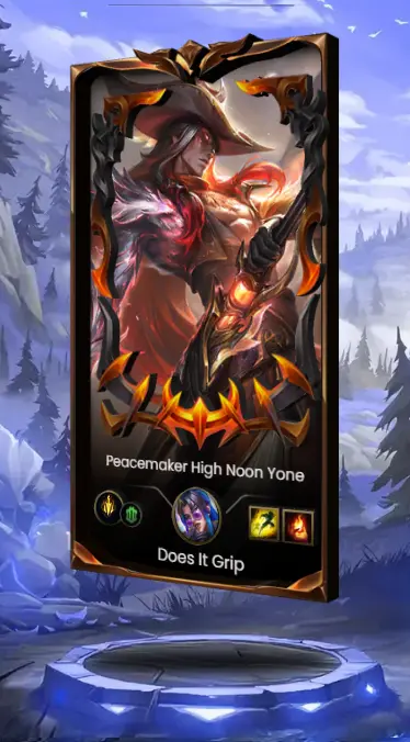 Gift League of Legends Yone Diseño Zethacraft