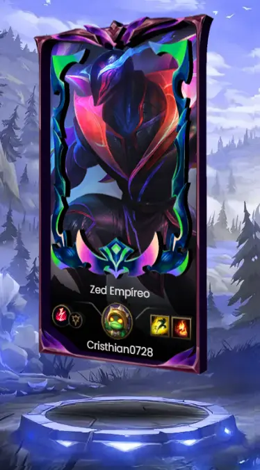 Gift League of Legends Zed Diseño Zethacraft